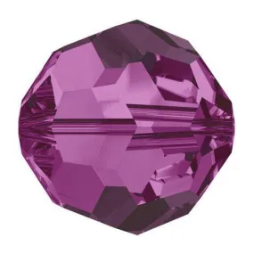 Swarovski 4mm Round - Fuchsia (10 Pack)