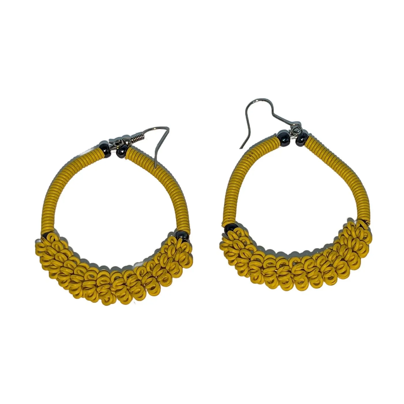 Telephone Wire Earrings - With Design