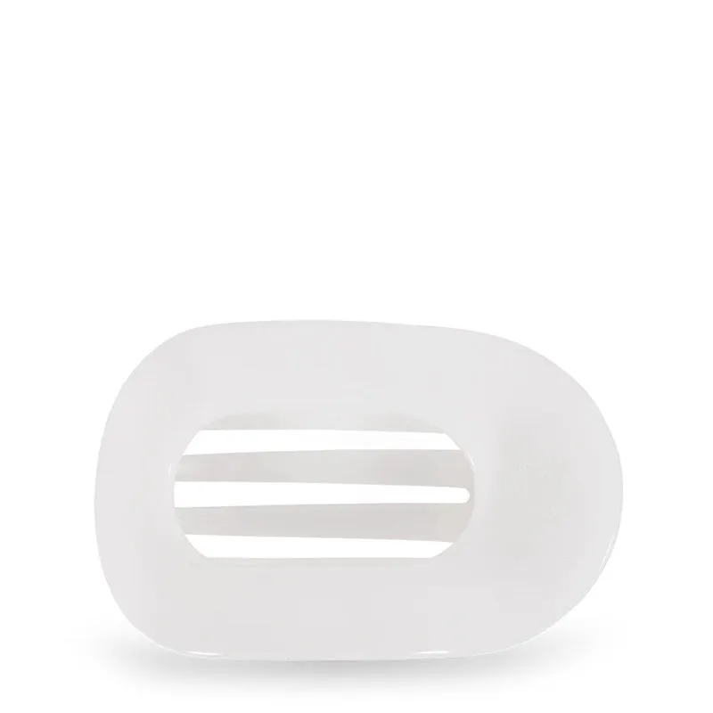 TELETIES | Coconut White Medium Flat Clip