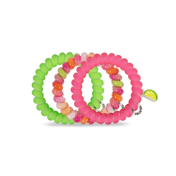 Teleties Hair Tie - Large Band Pack of 3 - Fiesta