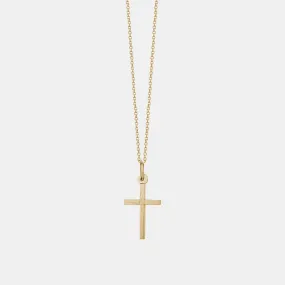 Textured Cross Necklace