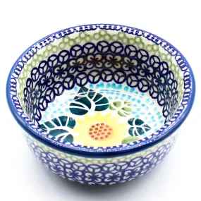 Tiny Round Bowl 4 oz in Ukrainian Sunflower