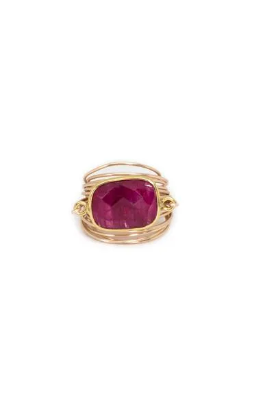 Torrey Ring with Ruby