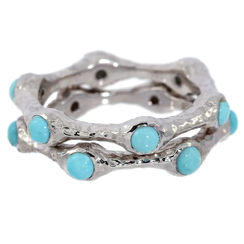 Turquoise Stacker Rings