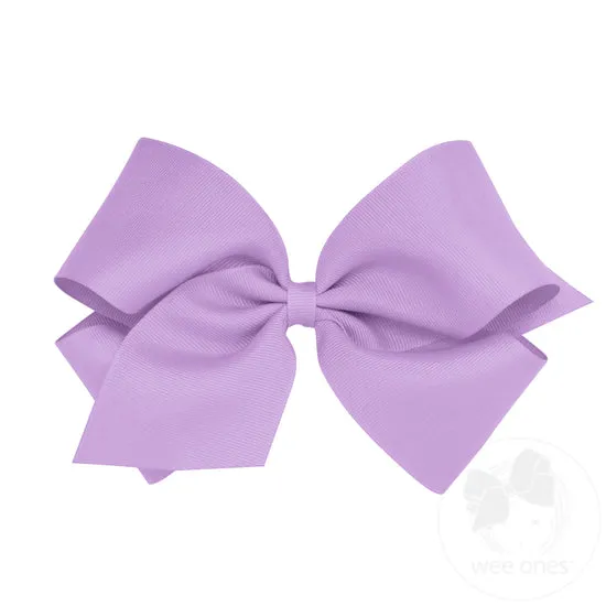 Wee Ones Bows - King - Light Orchid Grosgrain