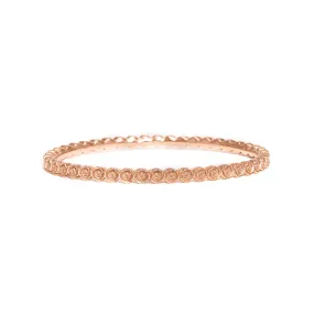 Wild Rose bangle 10k RG